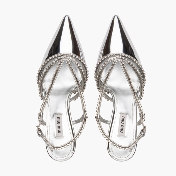 gray slingback pumps