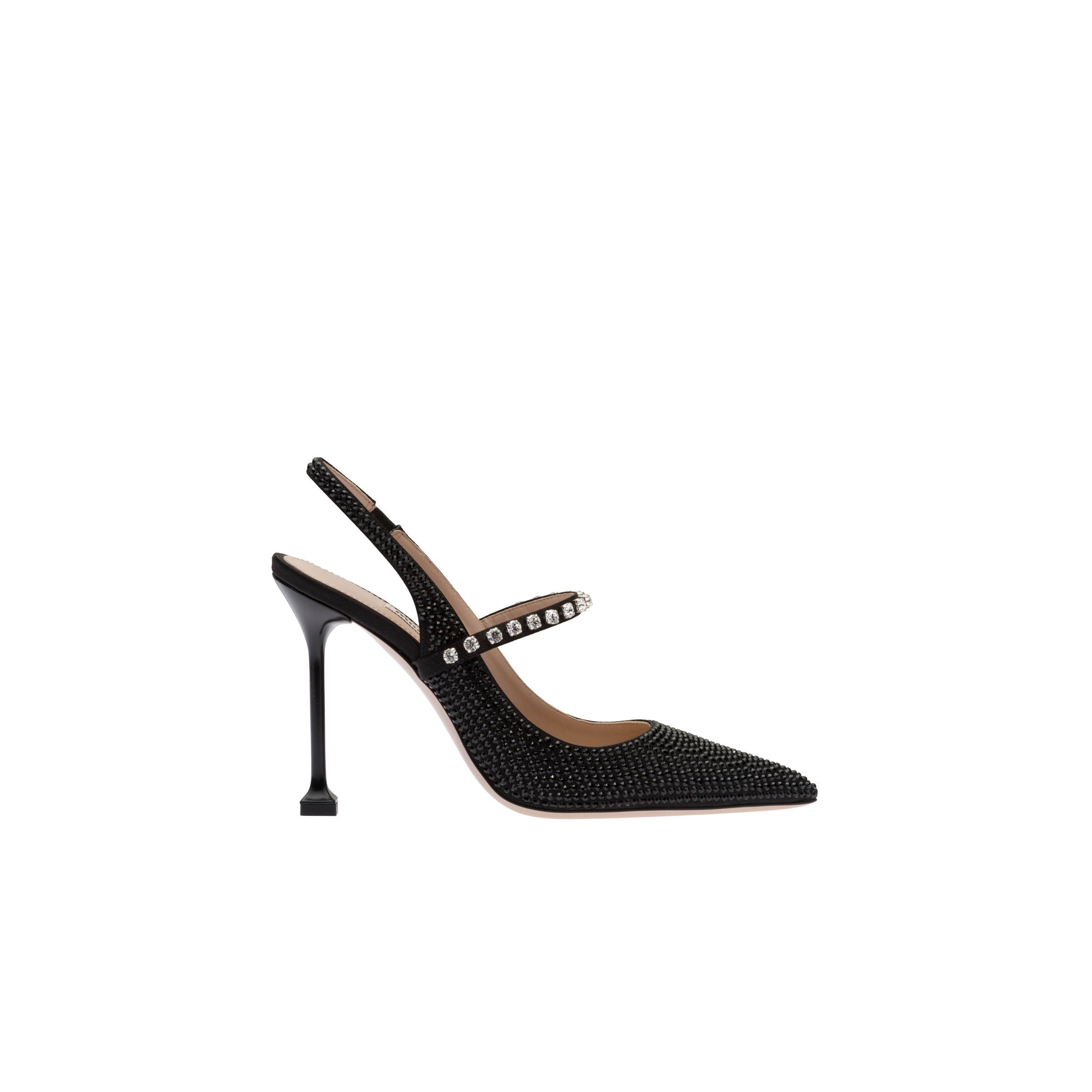 Miu miu clear heel pump new arrivals
