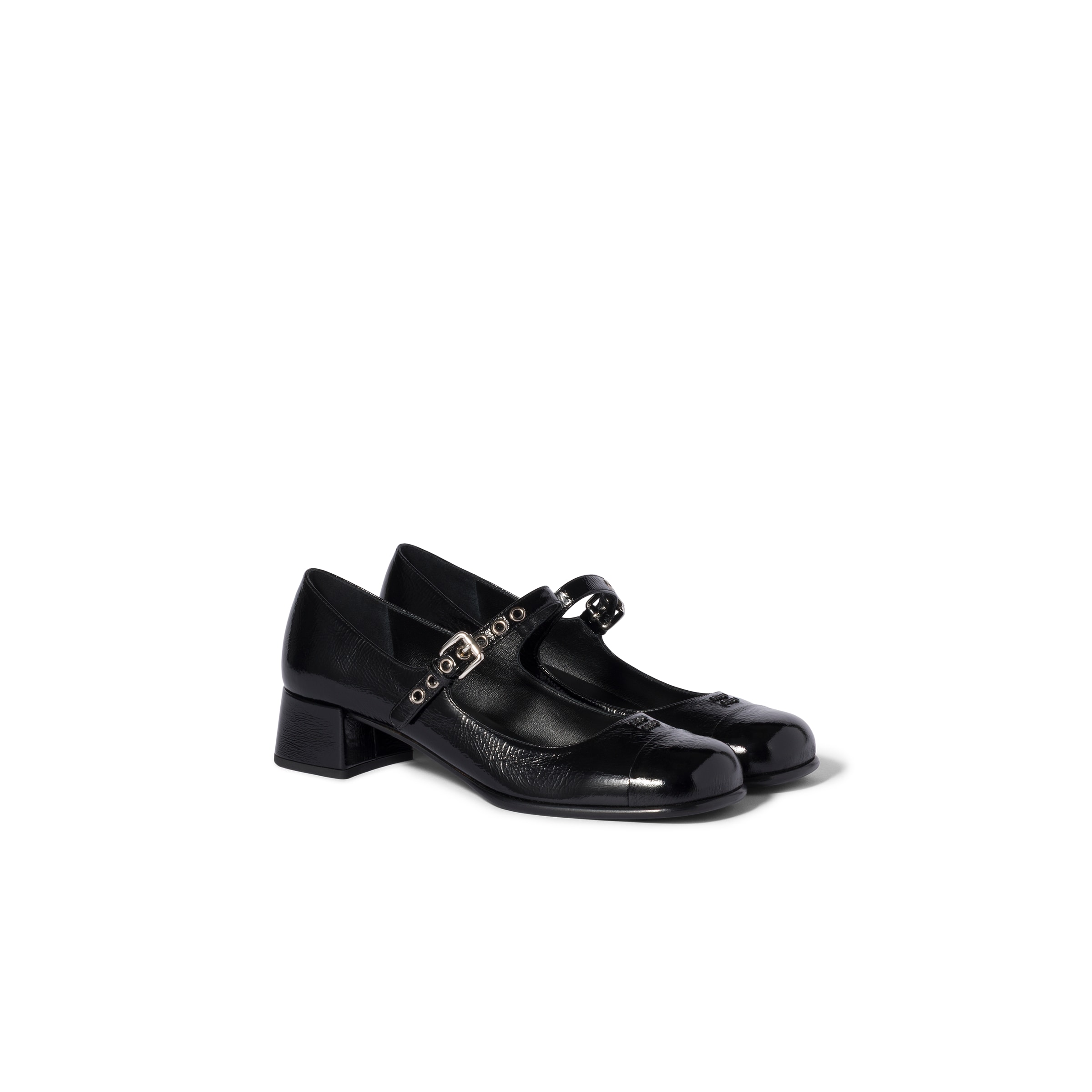 Miu Miu Naplak Pumps In Black