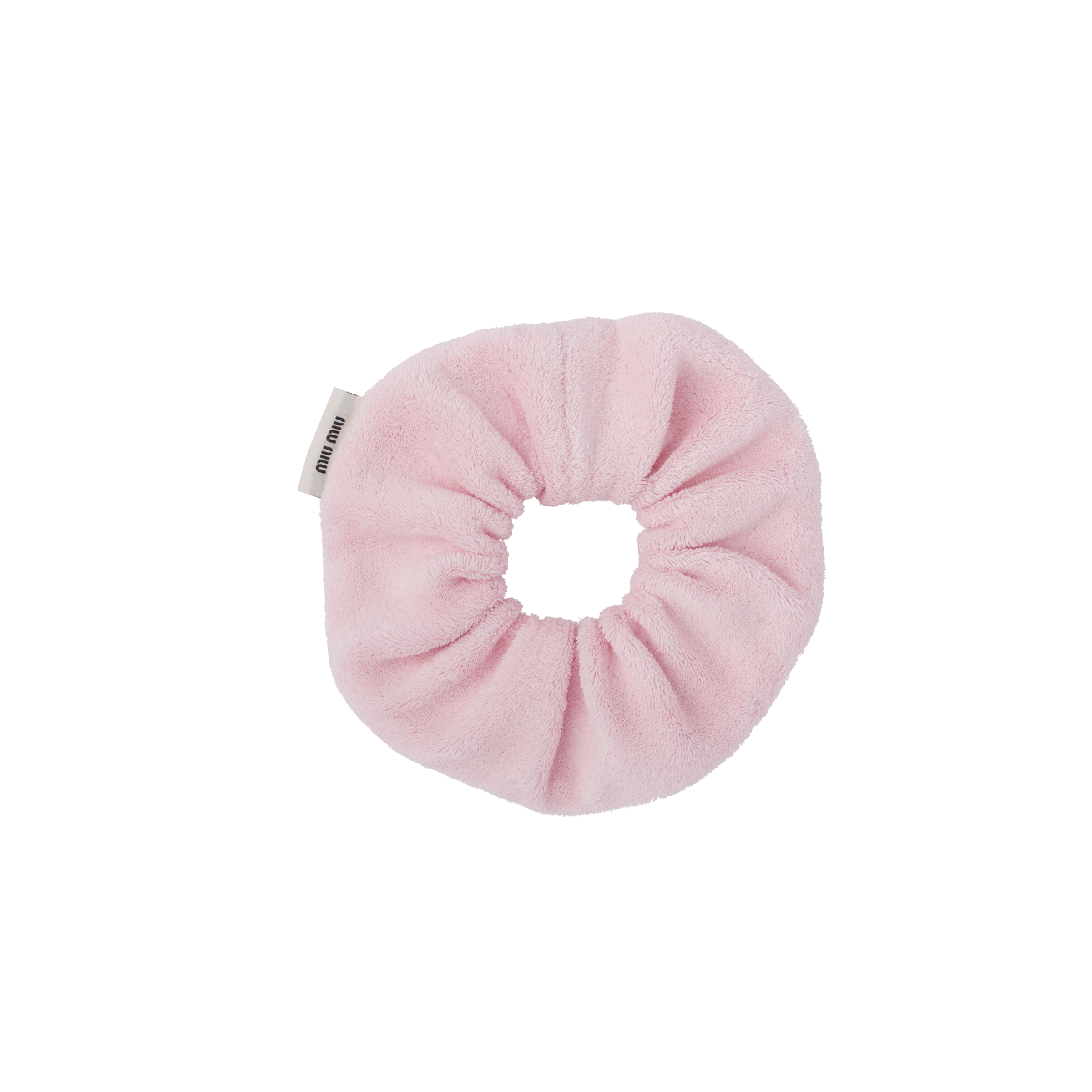 Miu Miu Pink and Black Logo Silk Scrunchie Duo Home-made $500 Crochet Miu Miu Scrunchie?! main image 4