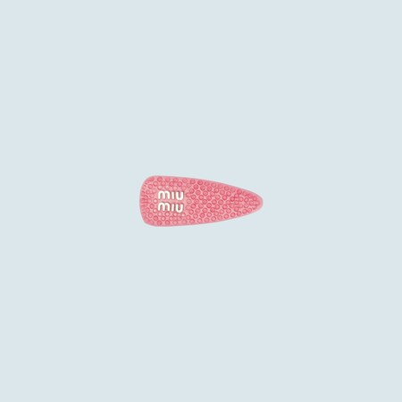 Terry Cloth Headband Petal Pink Miu Miu