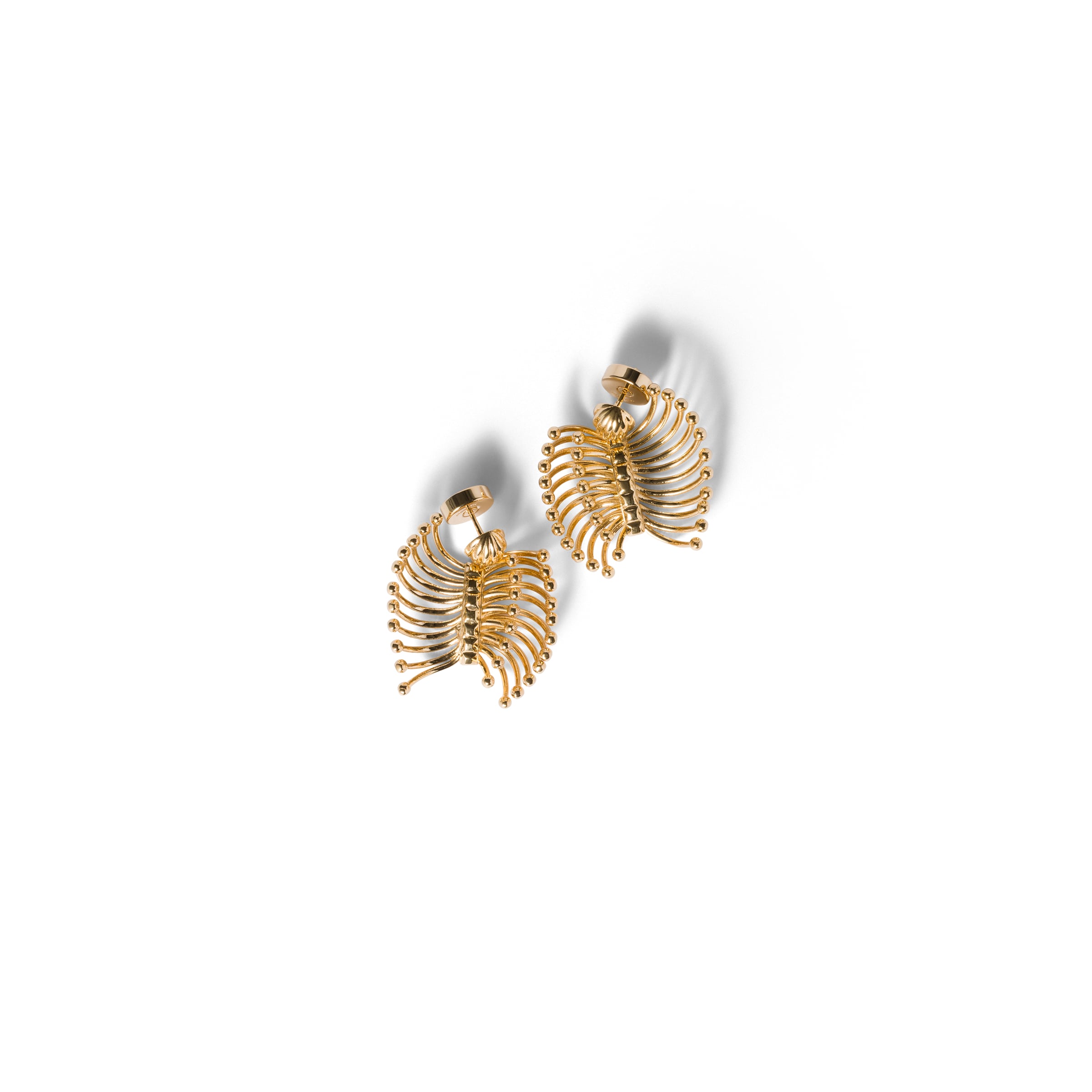 Miu Miu Metal Earrings, Woman, Gold