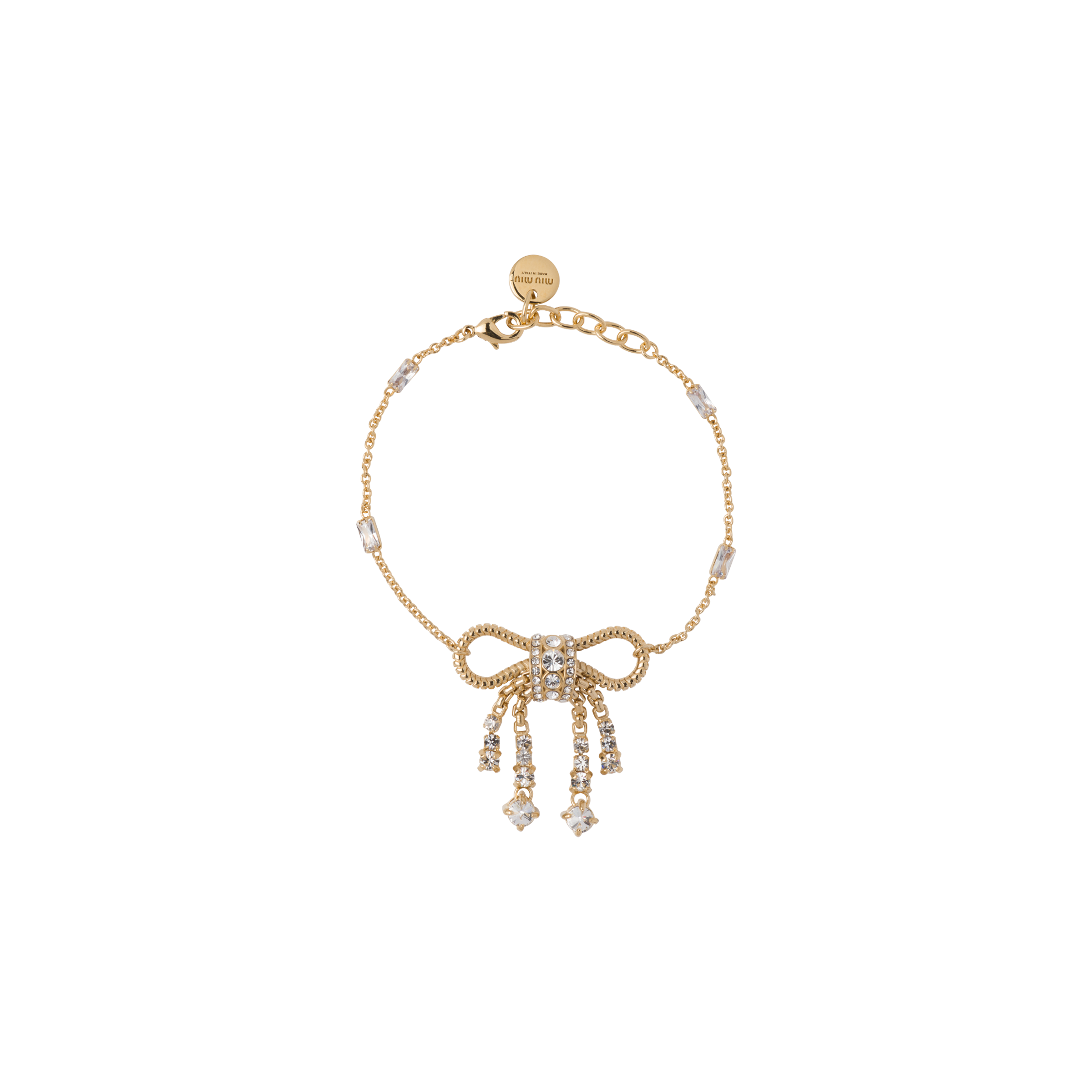 Crystal bracelet Gold/crystal Miu Miu