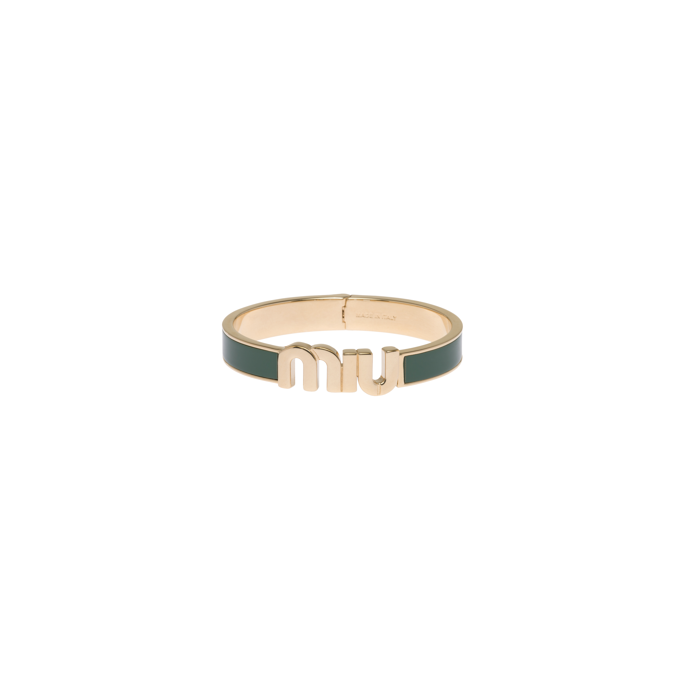 sage-green-enameled-metal-bracelet-miu-miu