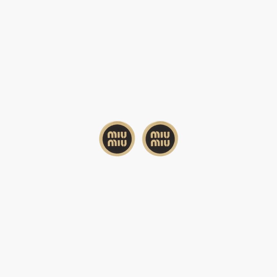 MIUMIU Gold Plated Pierce Earring accessories 5IO103 2F6T gold