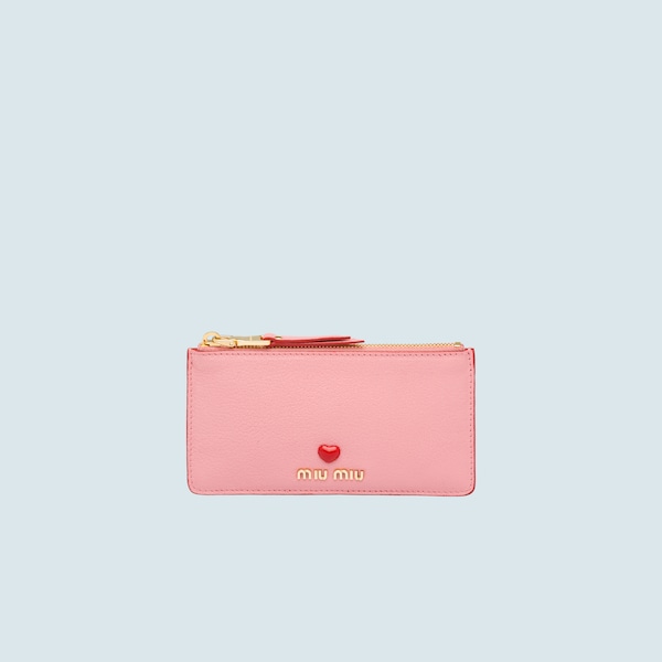 miu miu heart wallet