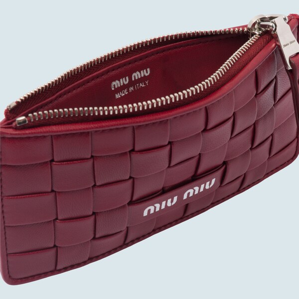 woven coin purse