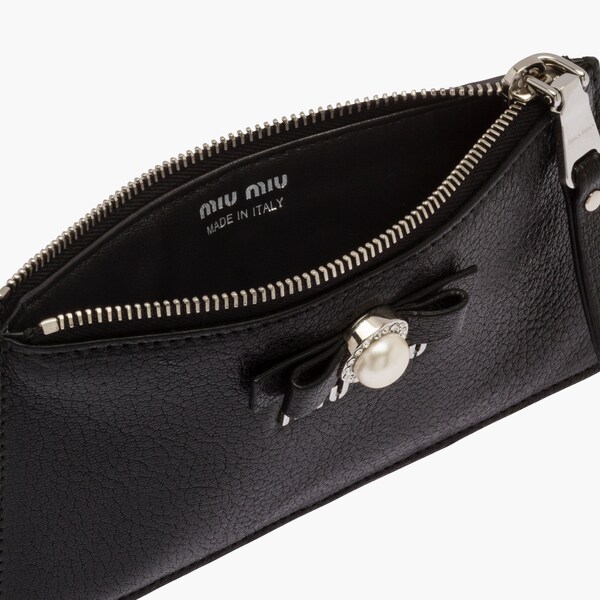 leather envelope wallet prada