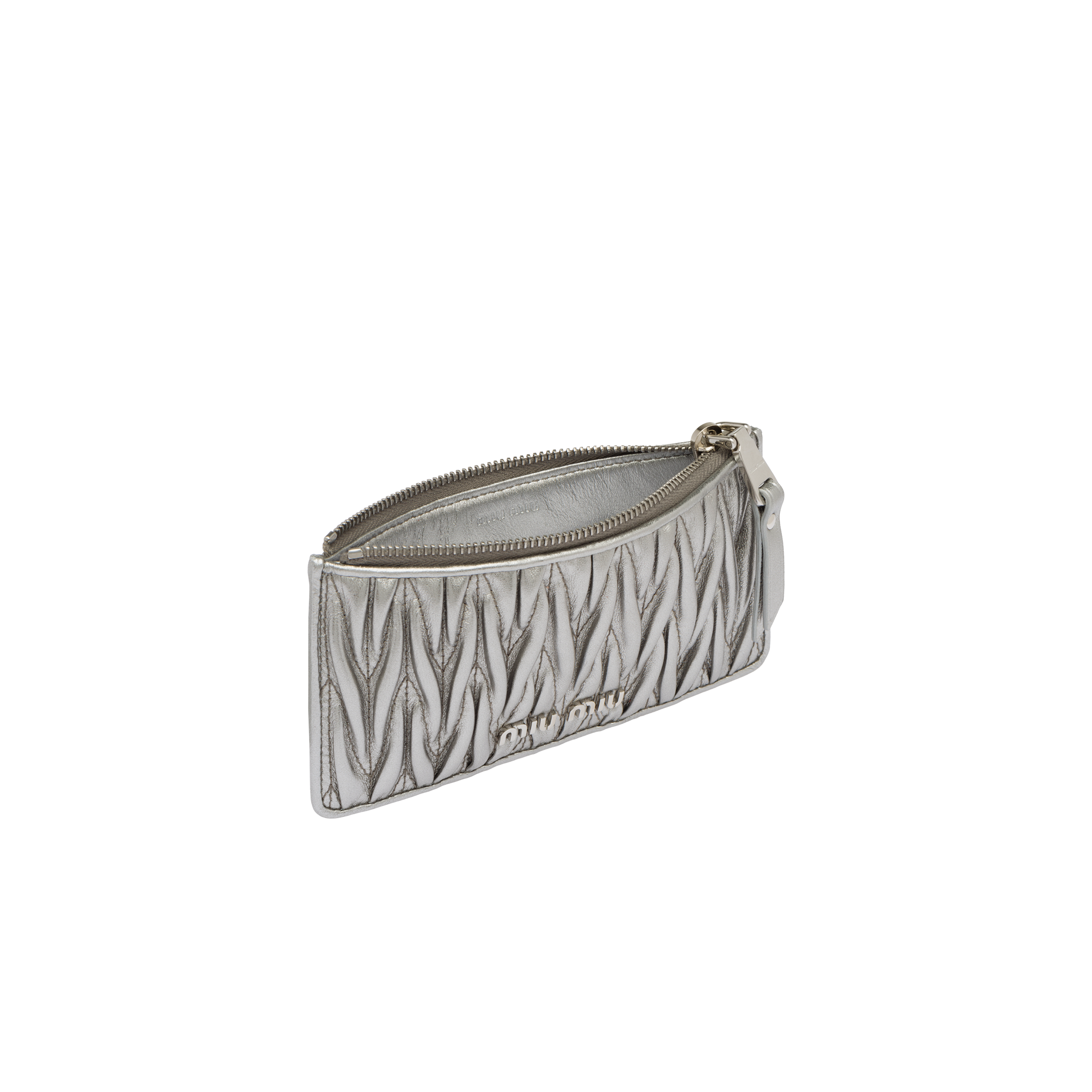 miu miu matelassé leather wallet