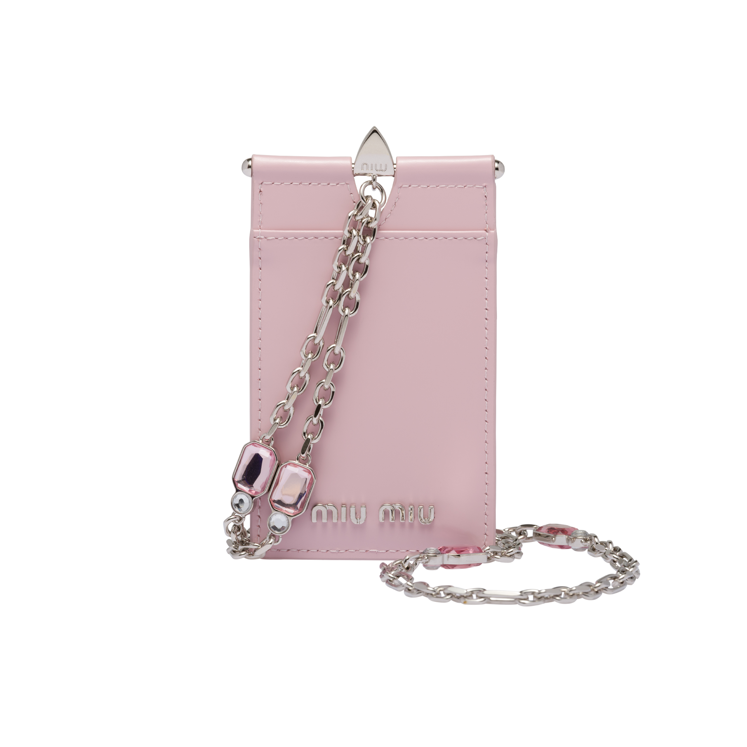 Miu miu card holder with chain clearance