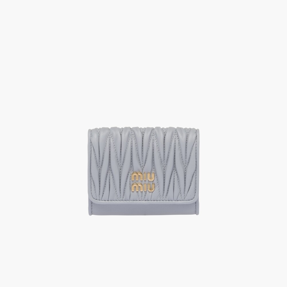 undefined | Matelassé nappa leather card holder
