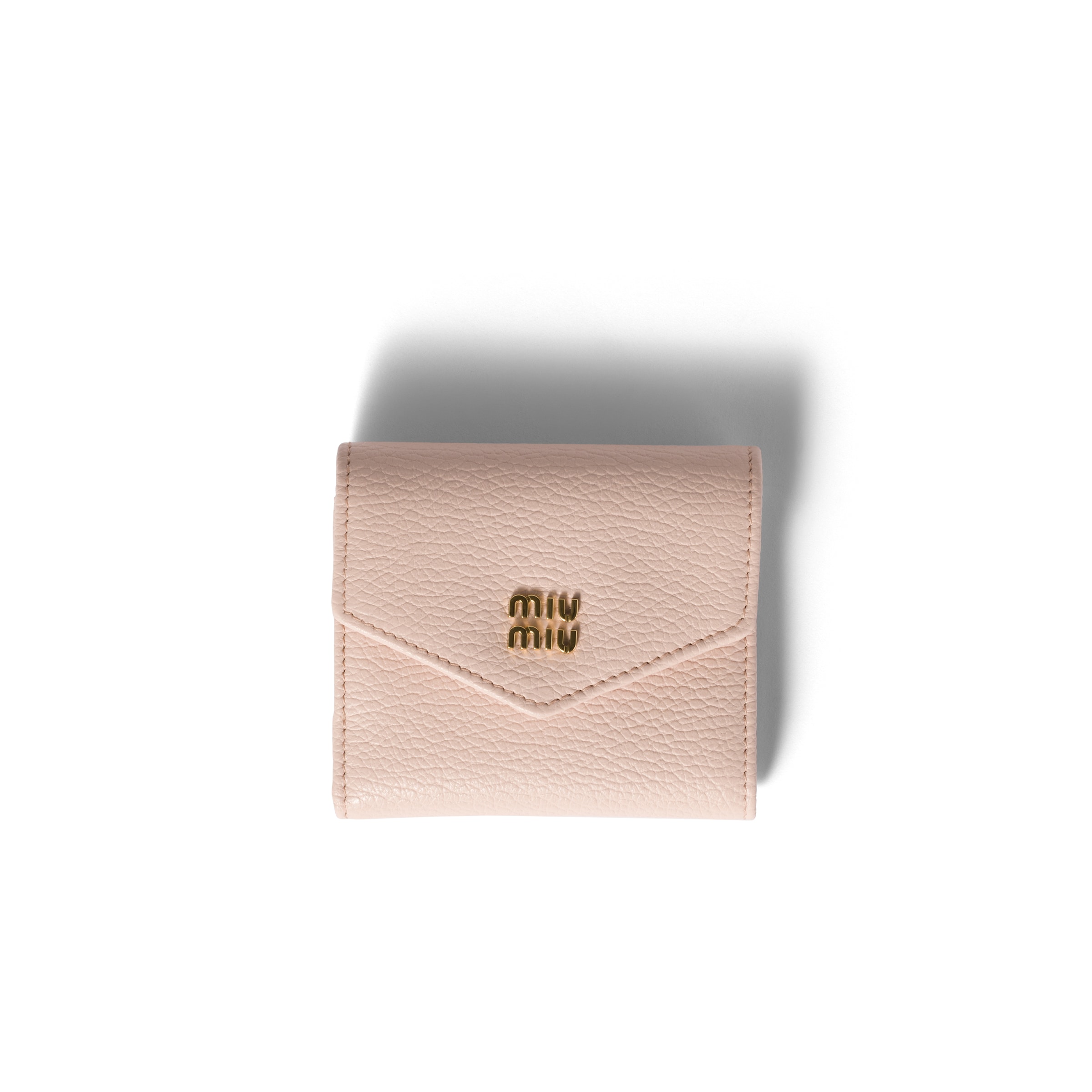 Miu Miu Small Leather Wallet, Woman, Gem