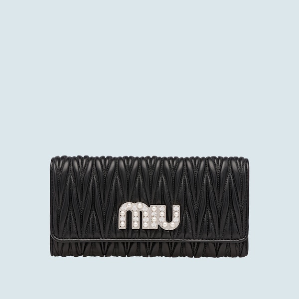 miu miu matelasse wallet