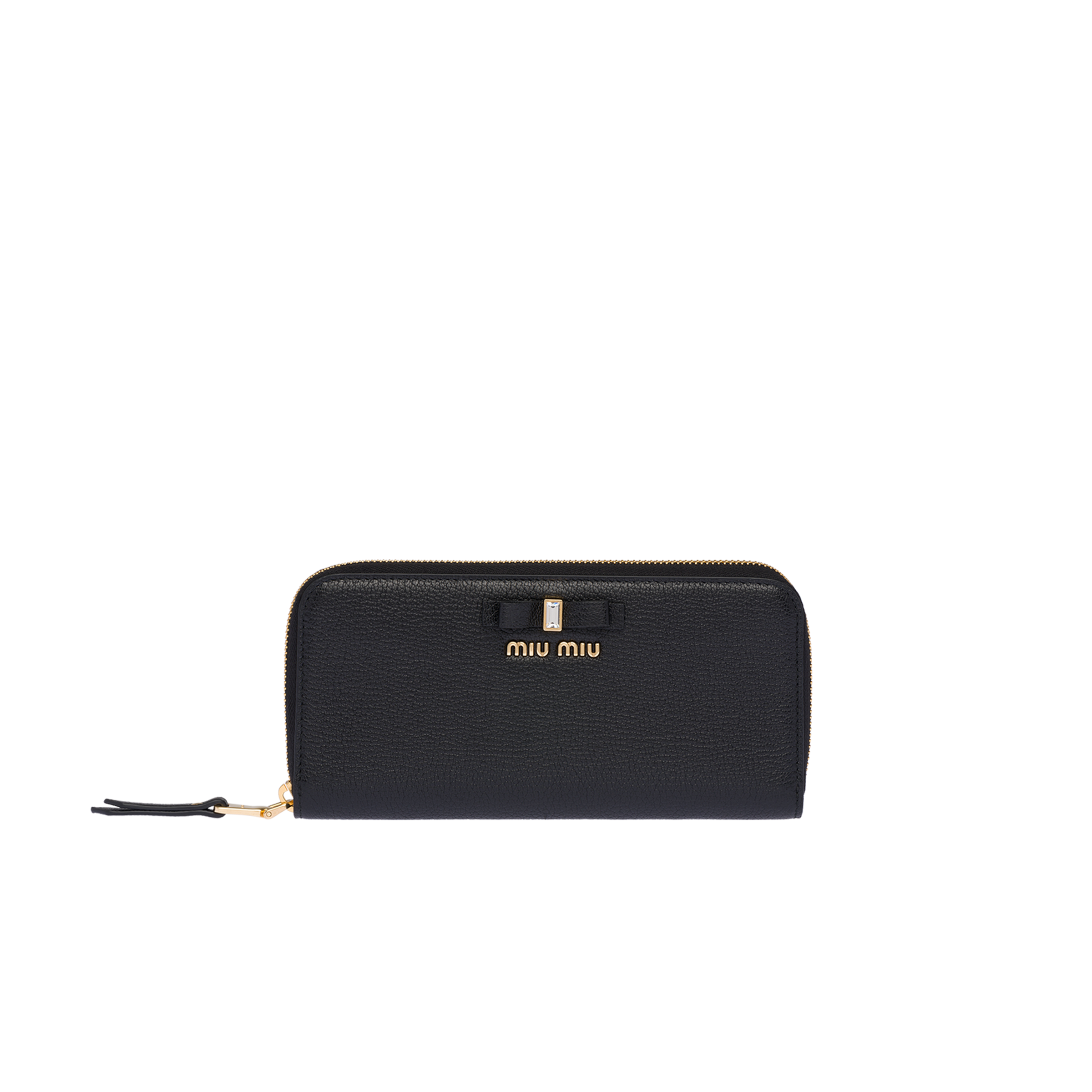 マドラスレザー 財布 ブラック | Miu Miu マドラスレザー 財布