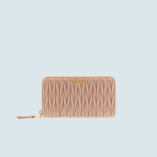 miu miu matelasse wallet