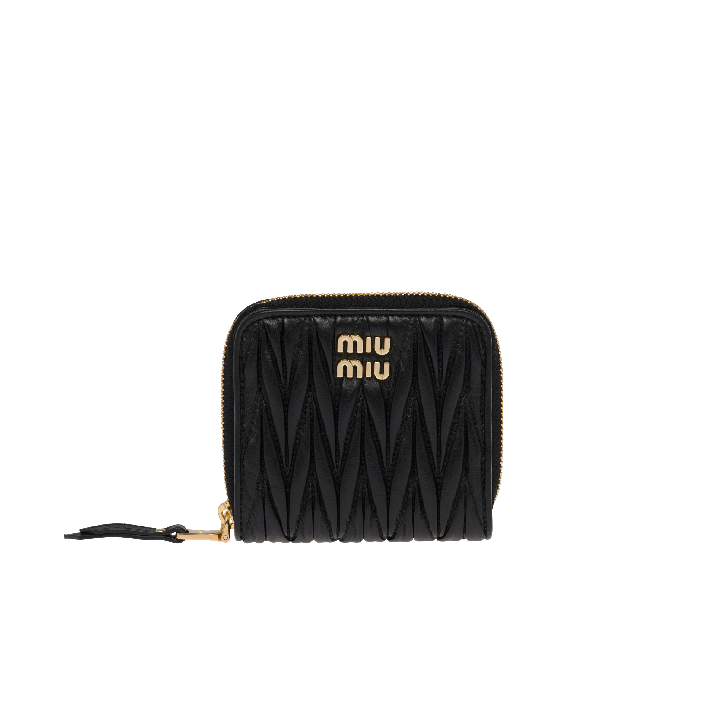 Miu miu shop wallet matelasse