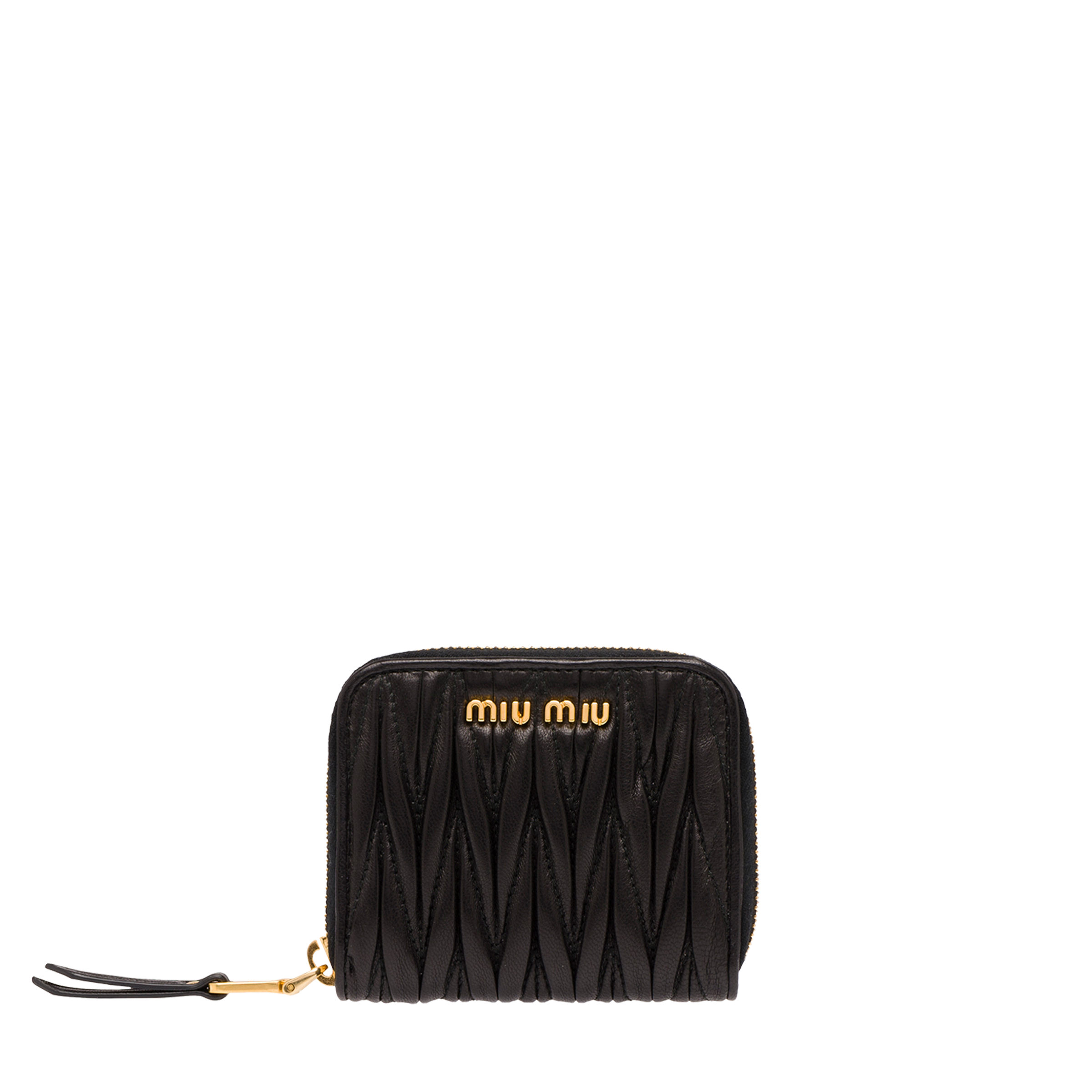 black leather coin pouch