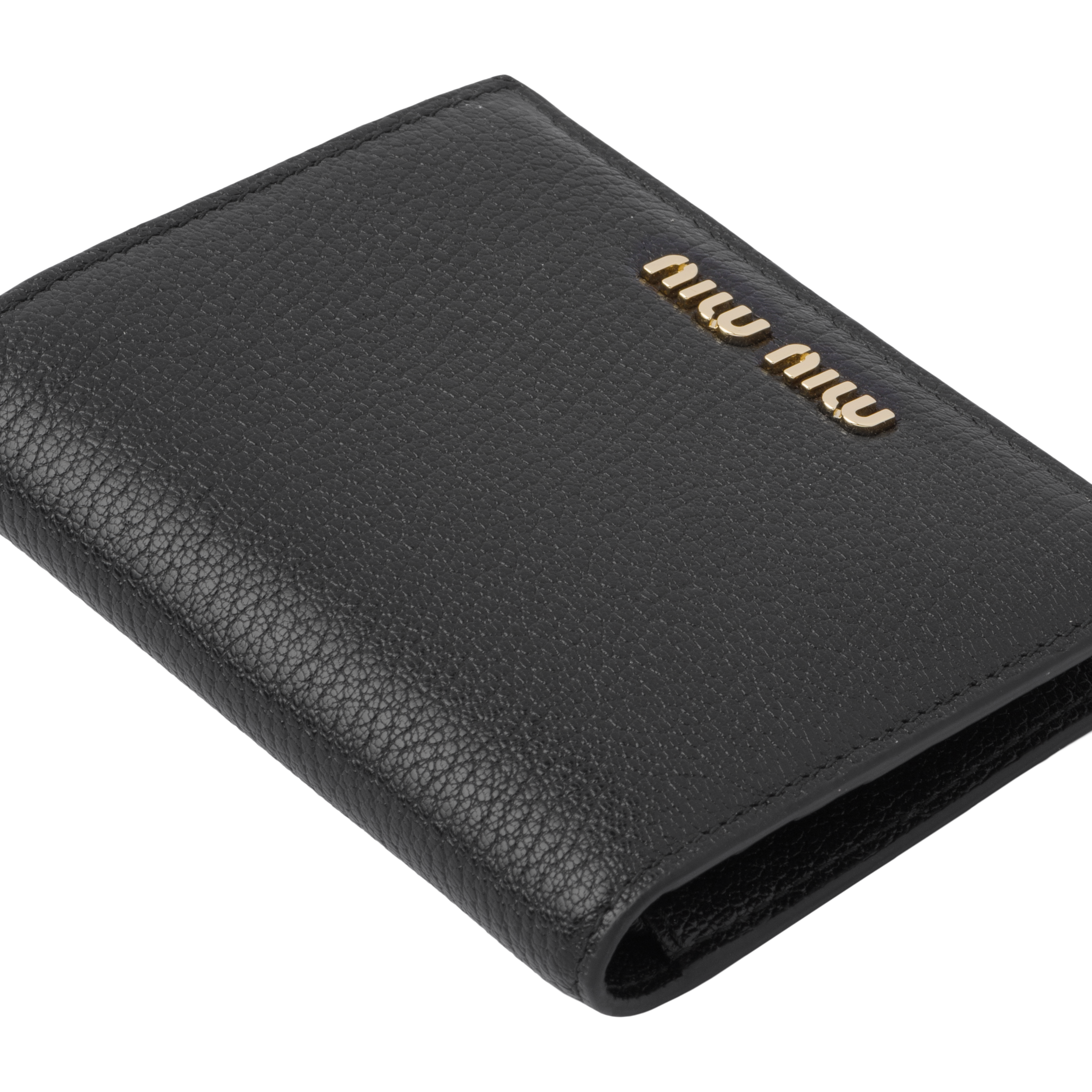 マドラスカラーレザー 財布 ブラック レッド Miu Miu マドラスカラーレザー 財布 ブラック レッド Miu Miu