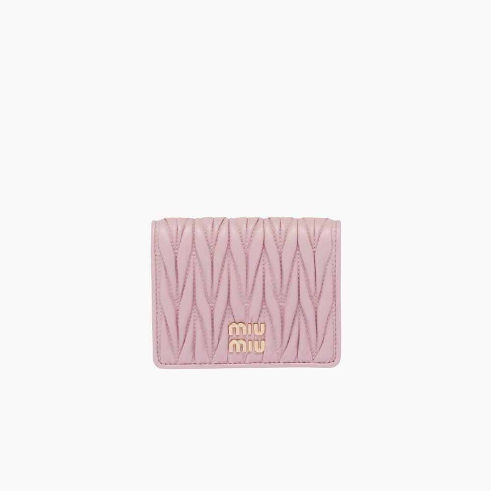 undefined | Small matelassé nappa leather wallet