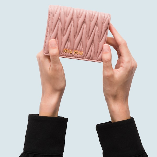 miu miu matelasse wallet