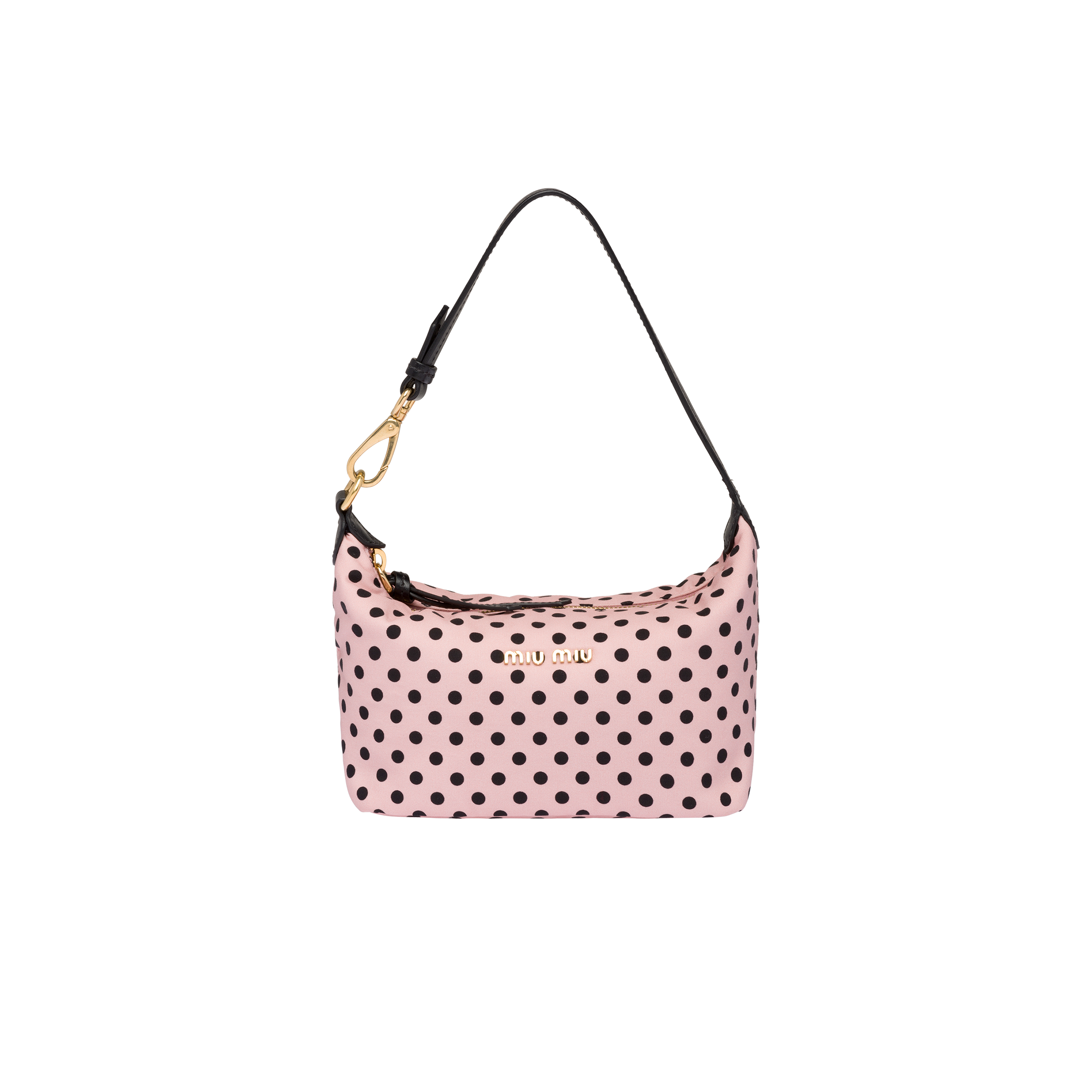 MIU MIU MIU SPIRIT PRINTED FAILLE MINI-BAG