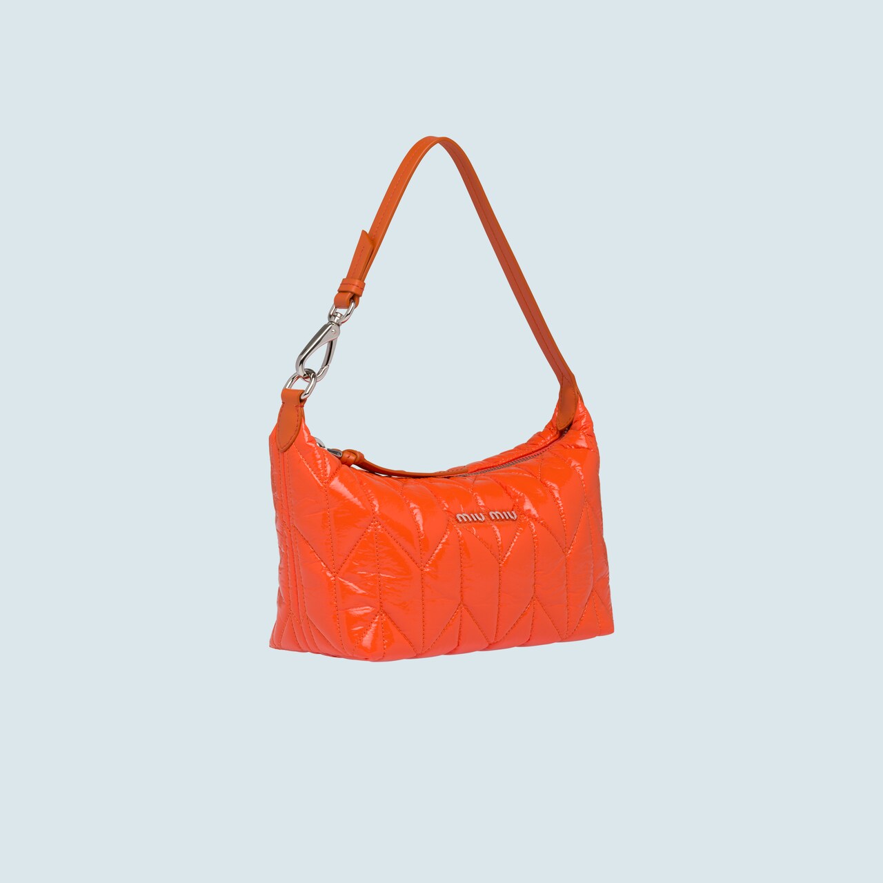Miu Spirit ciré minibag Orange Miu Miu