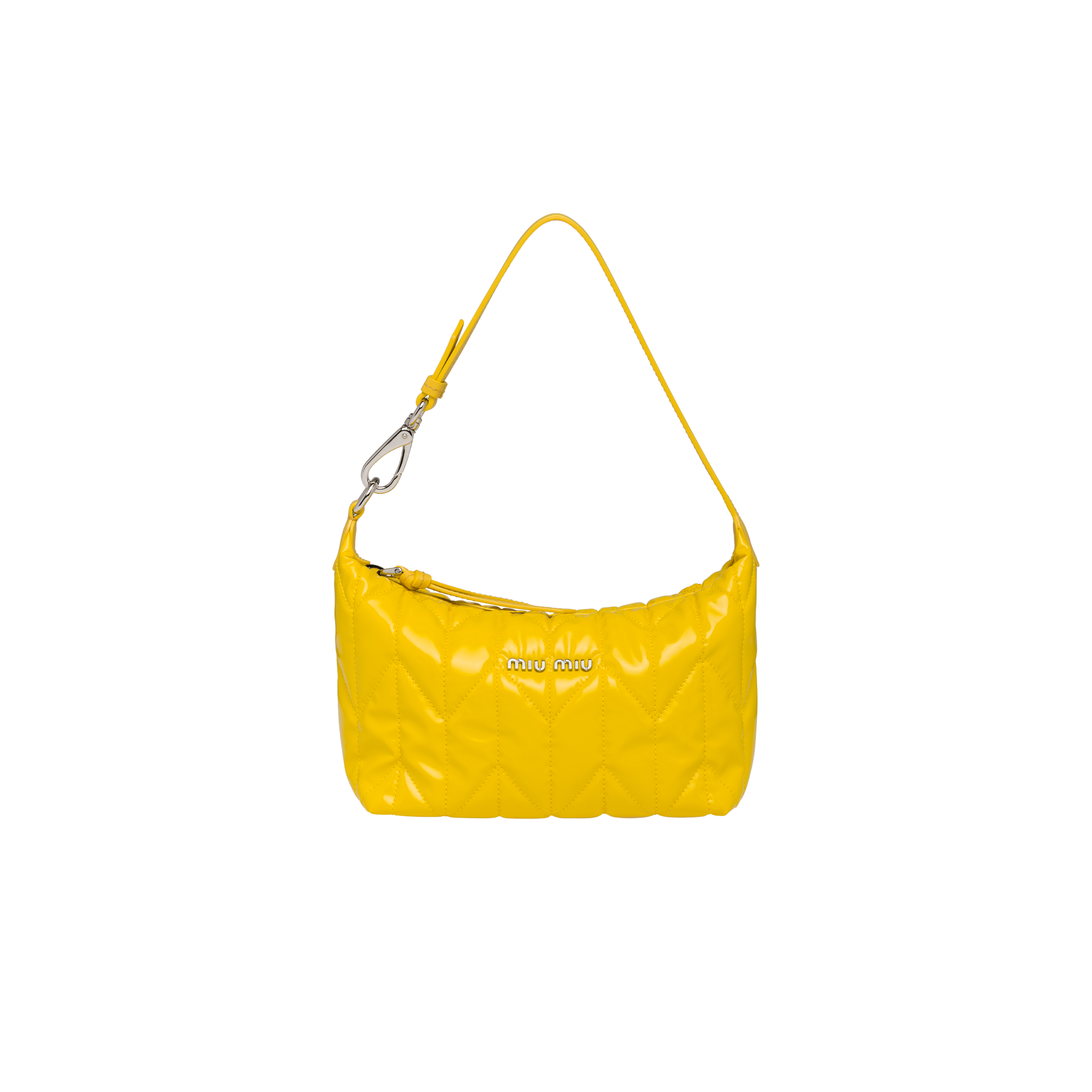 Miu Spirit Cire Mini Bag Sunny Yellow Miu Miu