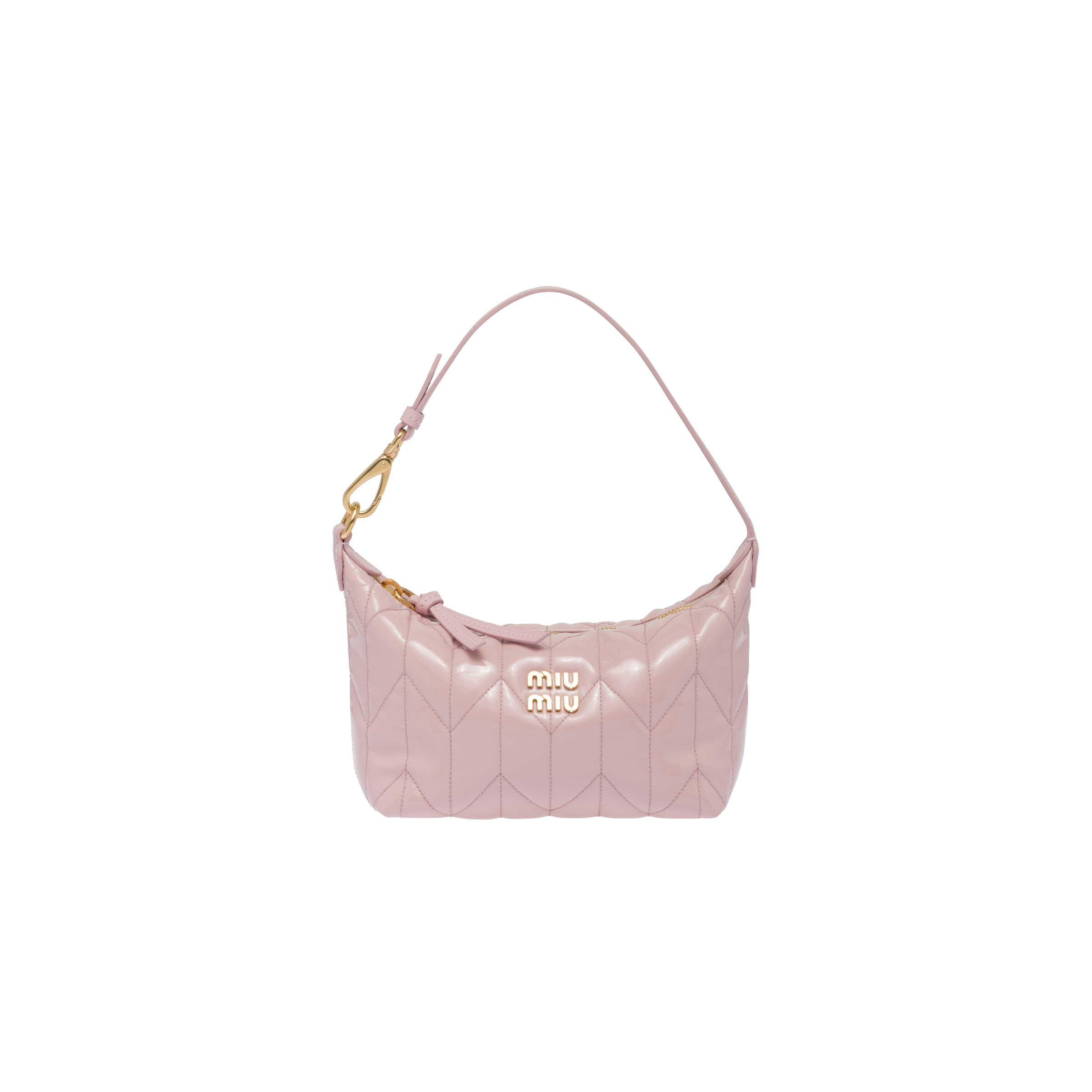 Miu Miu Miu Spirit Matelassé Patent Leather Minibag In Pink ModeSens