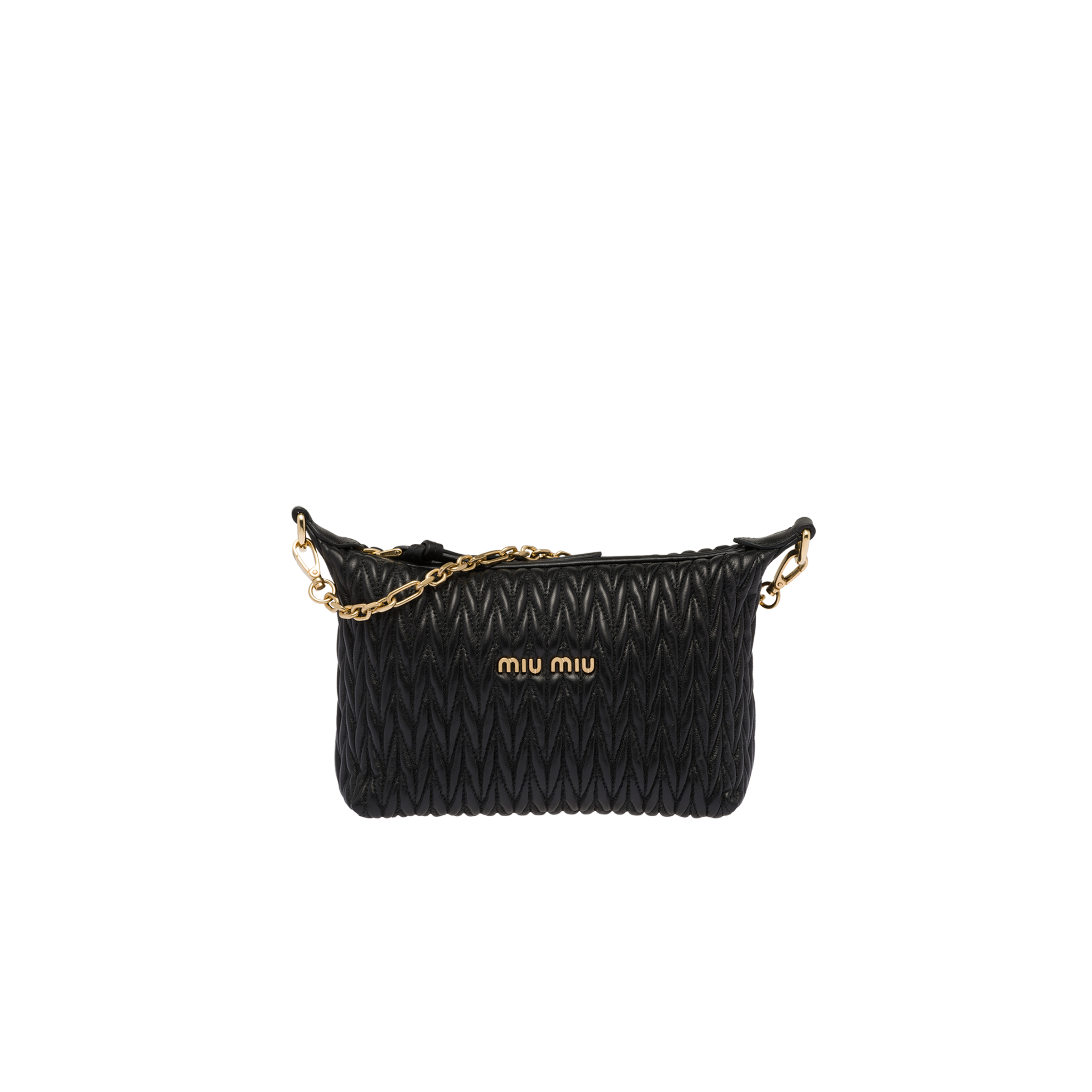 Miu Spirit matelassé leather mini bag