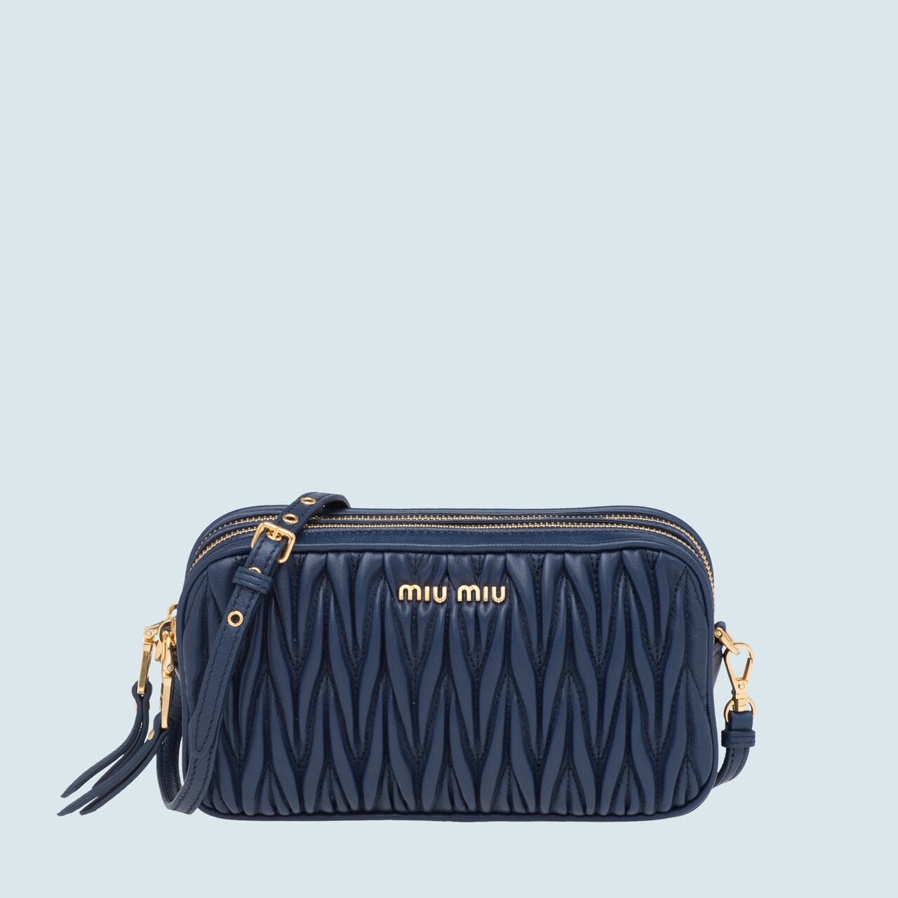 Pochette in pelle matelassé Pochette in pelle matelassé