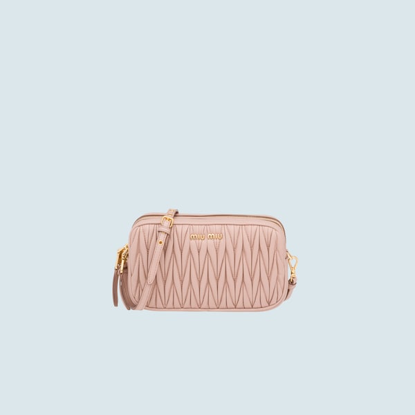 miu miu pochette matelasse