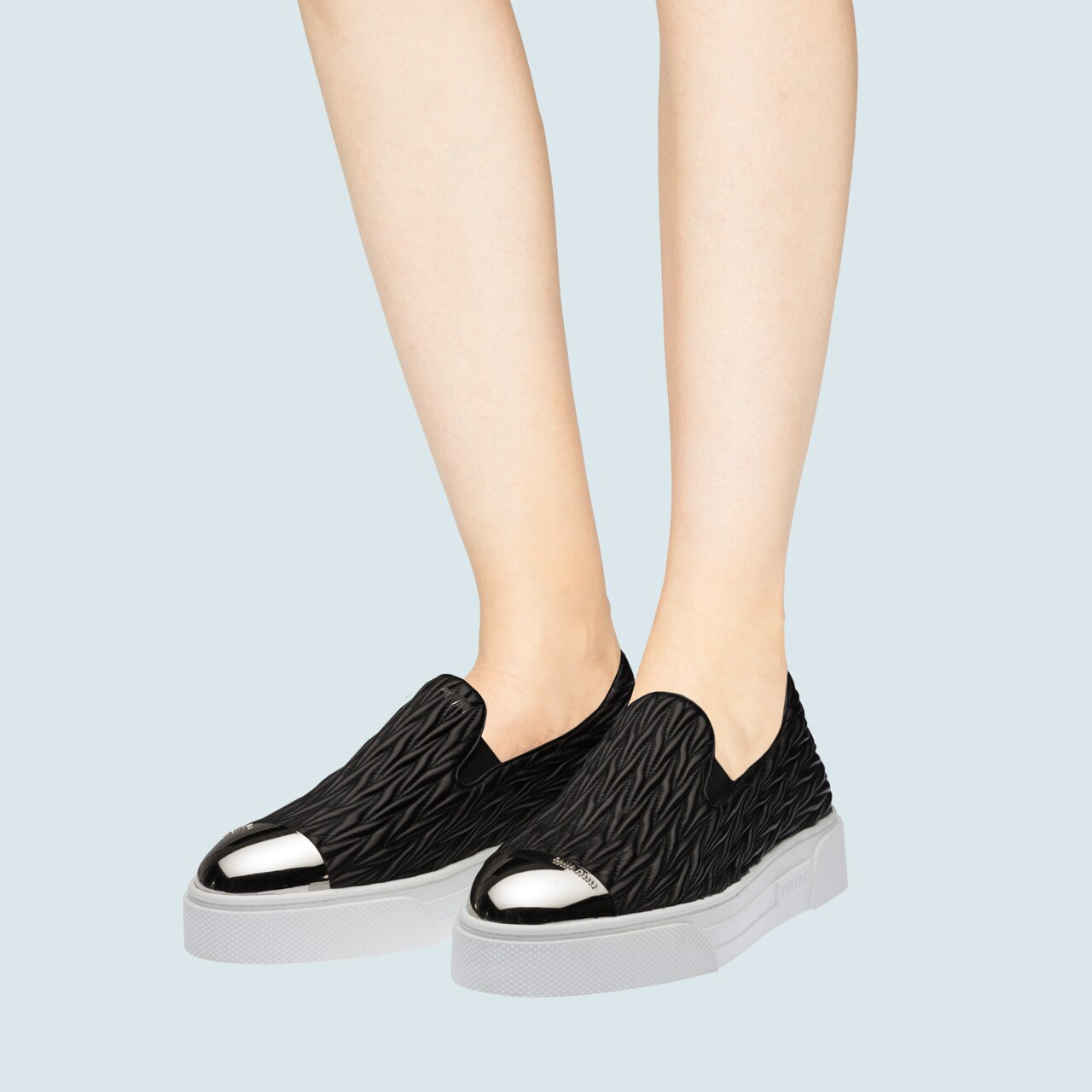 miu miu slip on sneakers