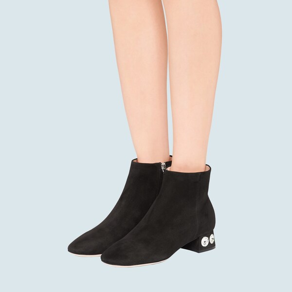 suede booties