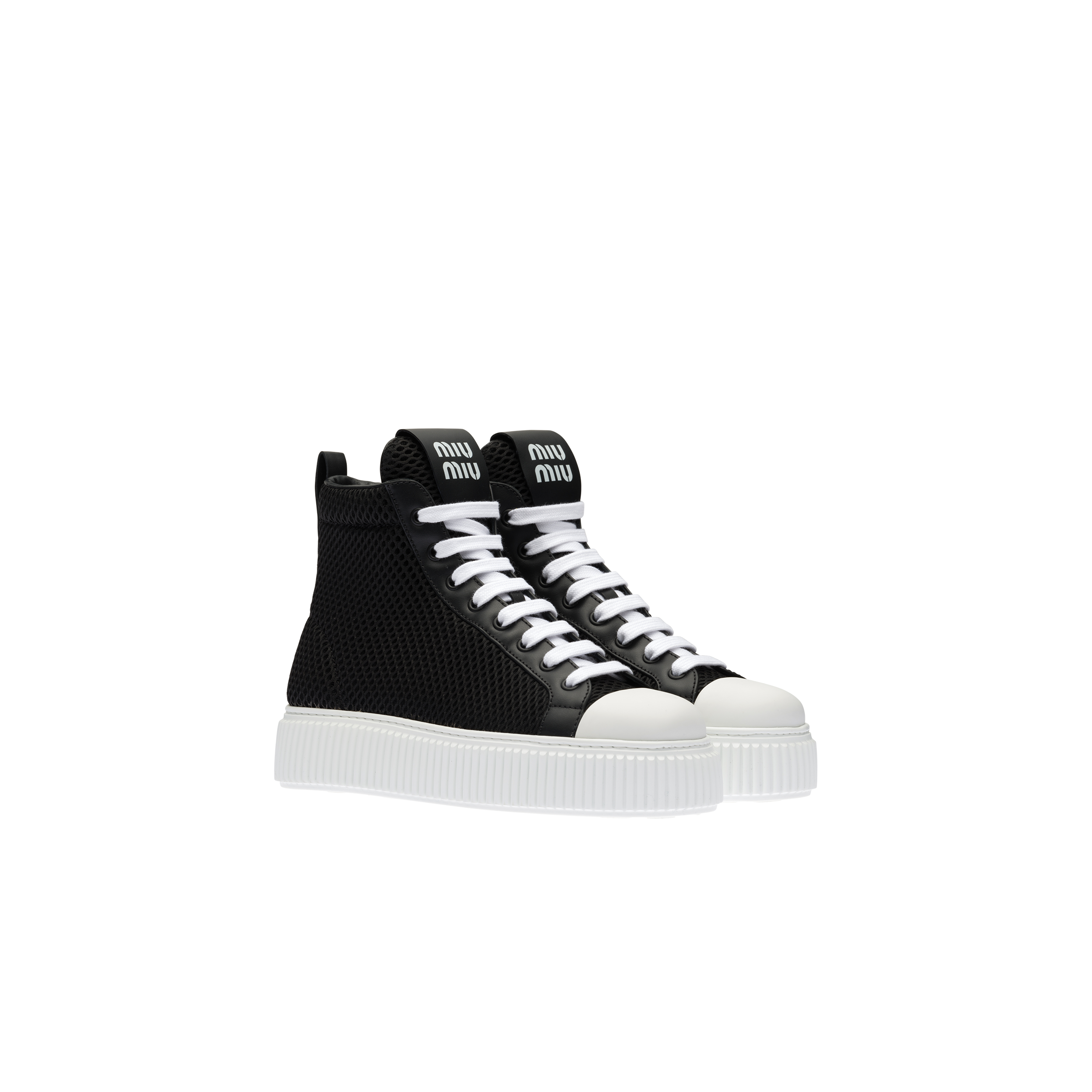 Miu miu high top sneakers cheap