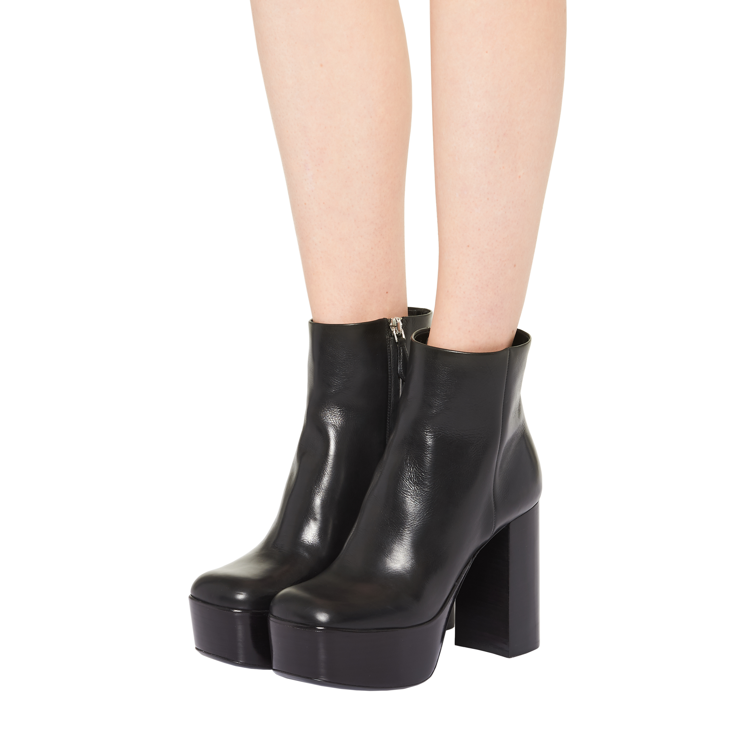 Details about / Cobalt Blue Faux Suede w Zipper High Heel Platform Ankle Boot Qupid Scent-08