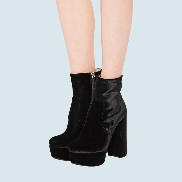 bottes à plateforme