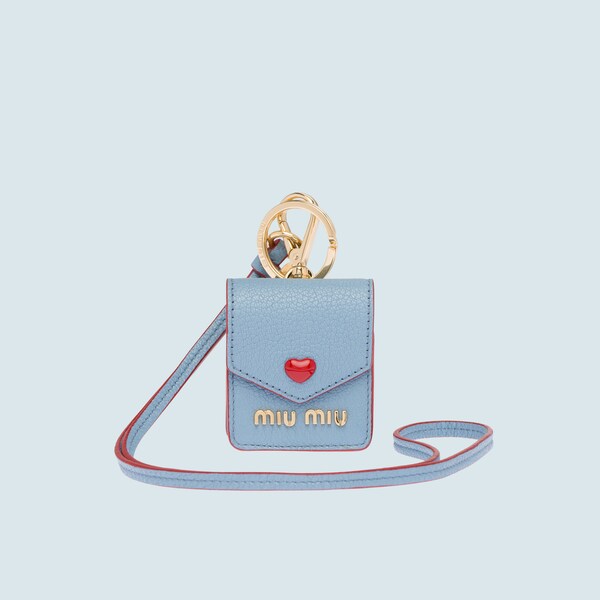 レディース エアポッド スマホ用レザーケース Miu Miu レディース エアポッド スマホ用レザーケース Miu Miu