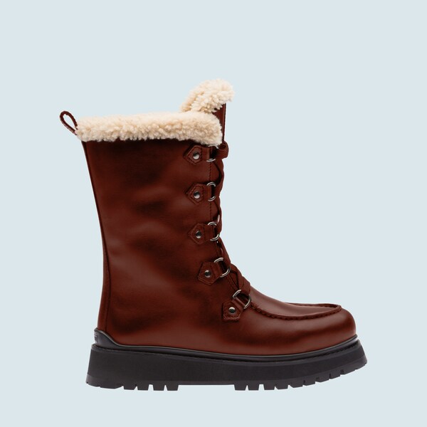 Laced boots clearance