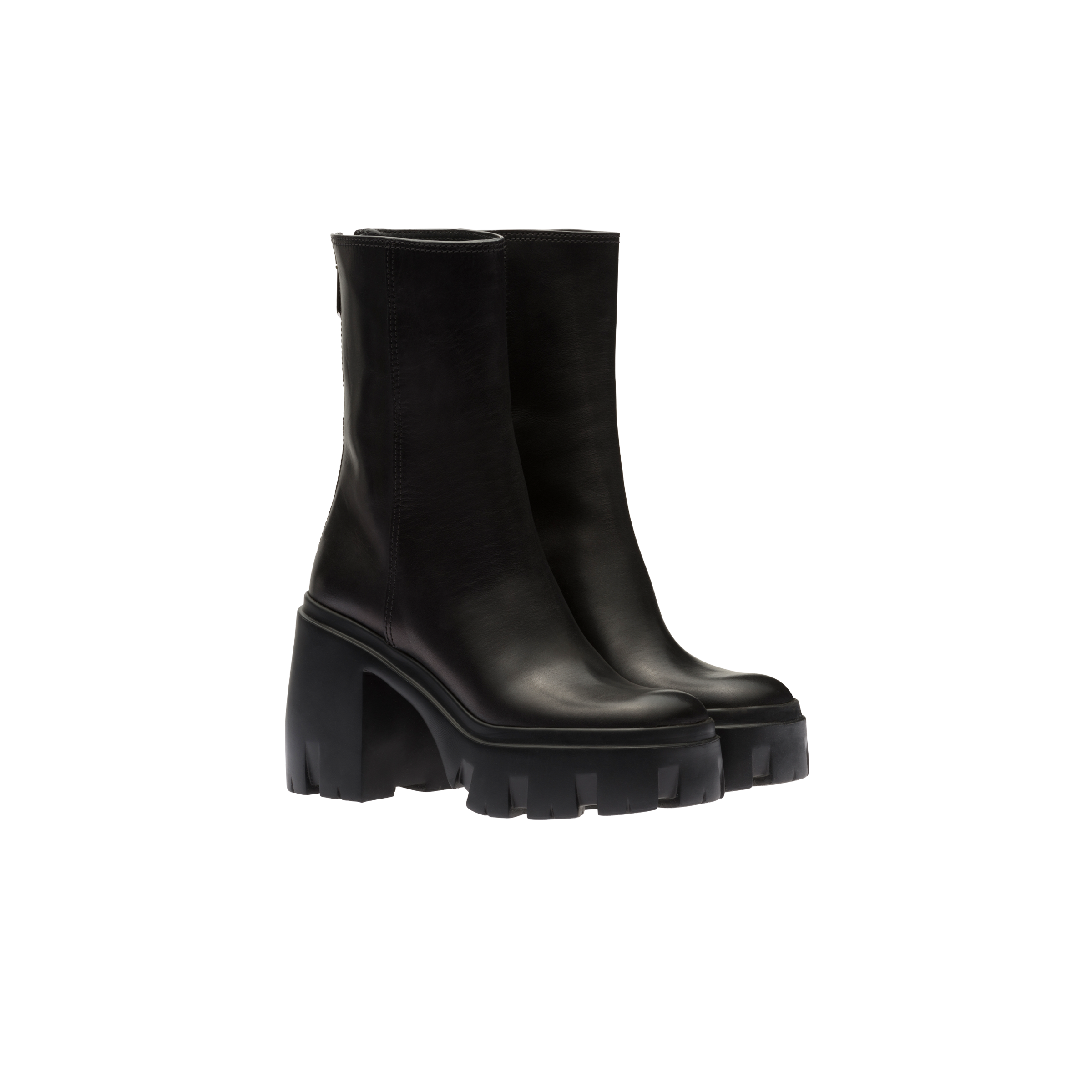 Miu miu cheap leather ankle boots