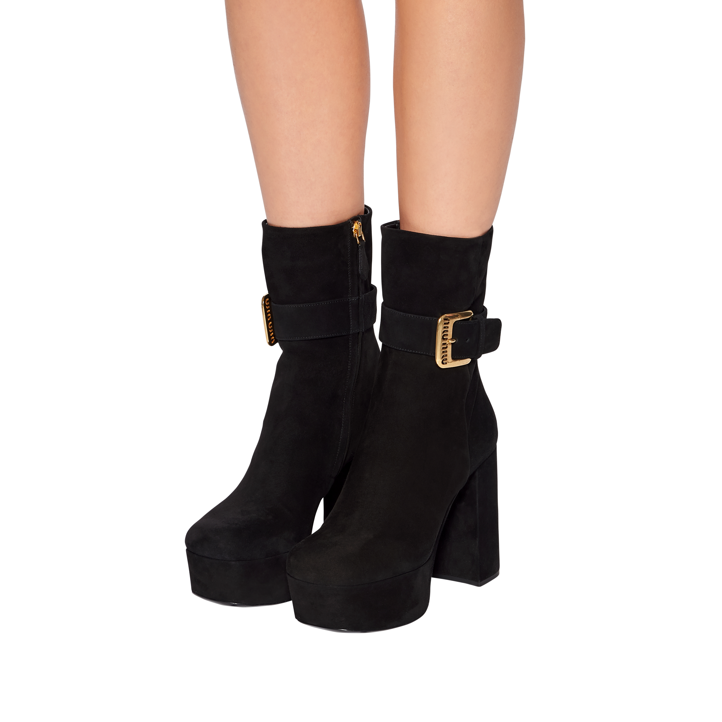 Miu miu shop suede boots