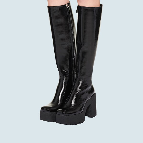 40cm platform boots