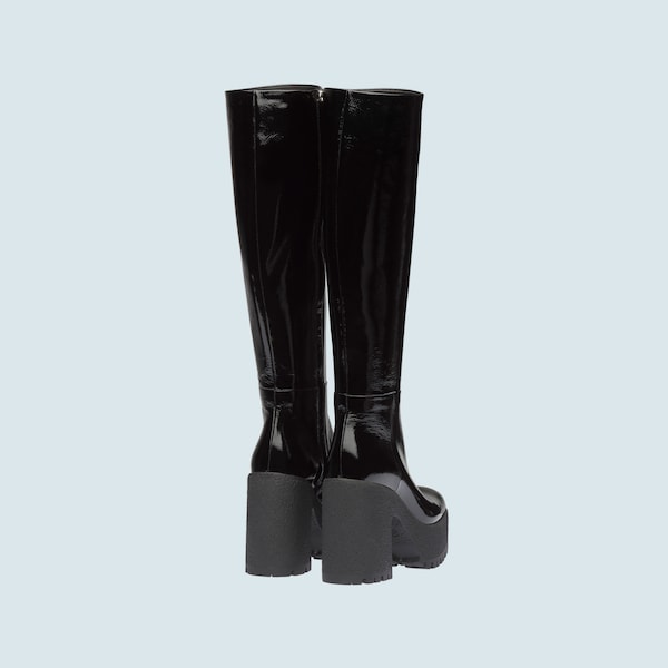 Miu miu platform boots