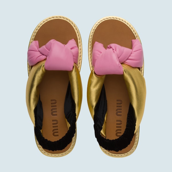 miu miu knotted sandals