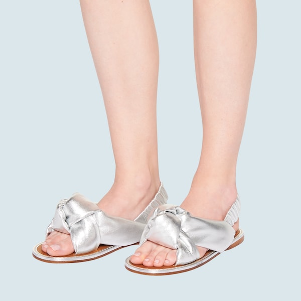 flat padded sandals