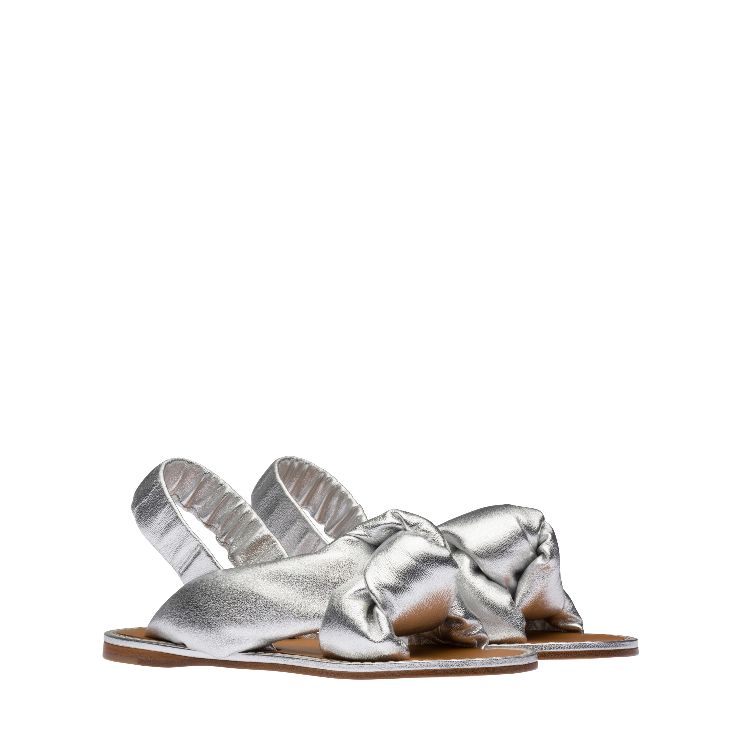 flat padded sandals