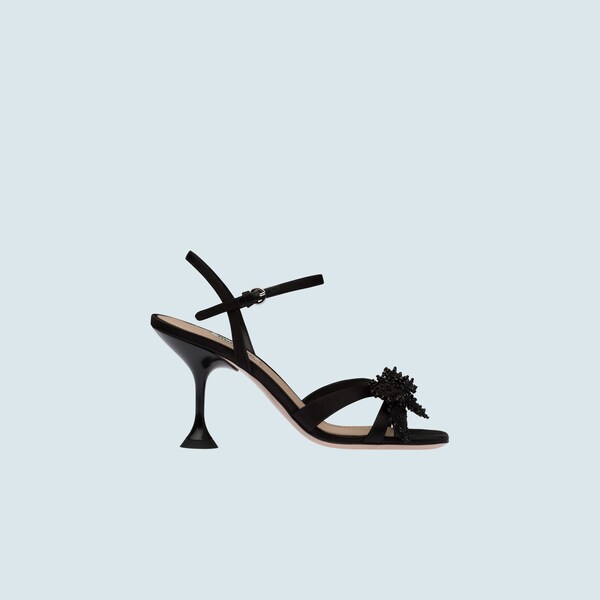 miu miu satin sandals