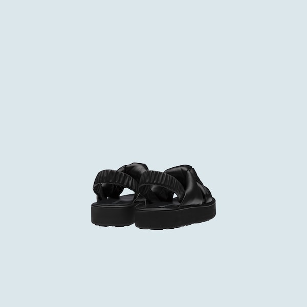 flatform slip on sandals