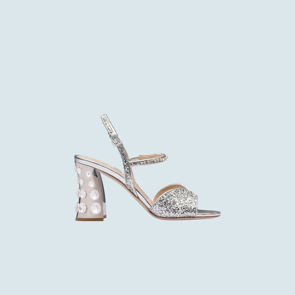 next glitter sandals