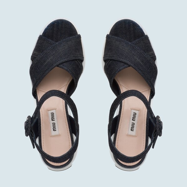 miu miu denim shoes