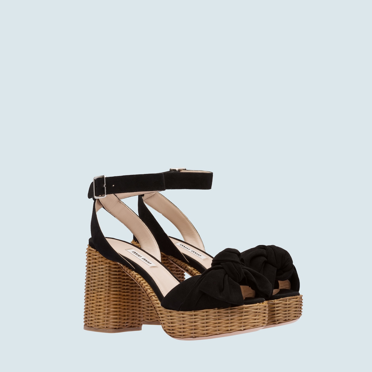 suede platform sandals